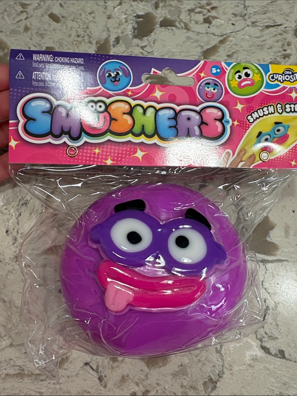 Usher Purple Squeezable Face Toy by Usher